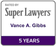 Vance A. Gibbs Super Lawyers